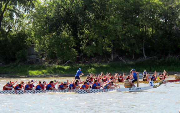 The PitCREW in action on the Red River. (Photo: Pitblado LLP)