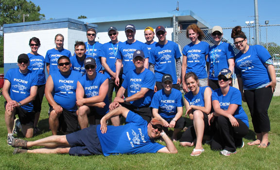 The PitCREW dragon boat team from Pitblado LLP. (Photo: Pitblado LLP)