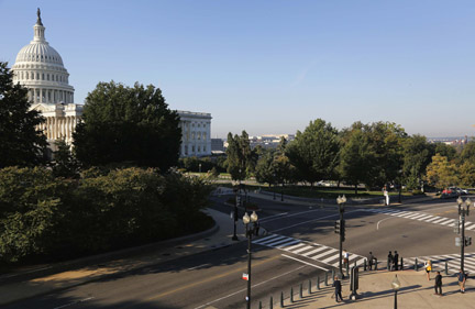 Canadian lawyers working on cross-border deals and commercial activity will feel the effects of the U.S. government shutdown the most. (Photo: Jonathan Ernst/Reuters)