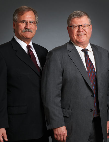 Paul Roy, left, and Don Douglas.
