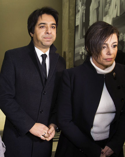 Jian Ghomeshi and his lawyer Marie Henein arrive at the College Park courthouse in Toronto Thursday.(Photo: Mark Blinch/Reuters)