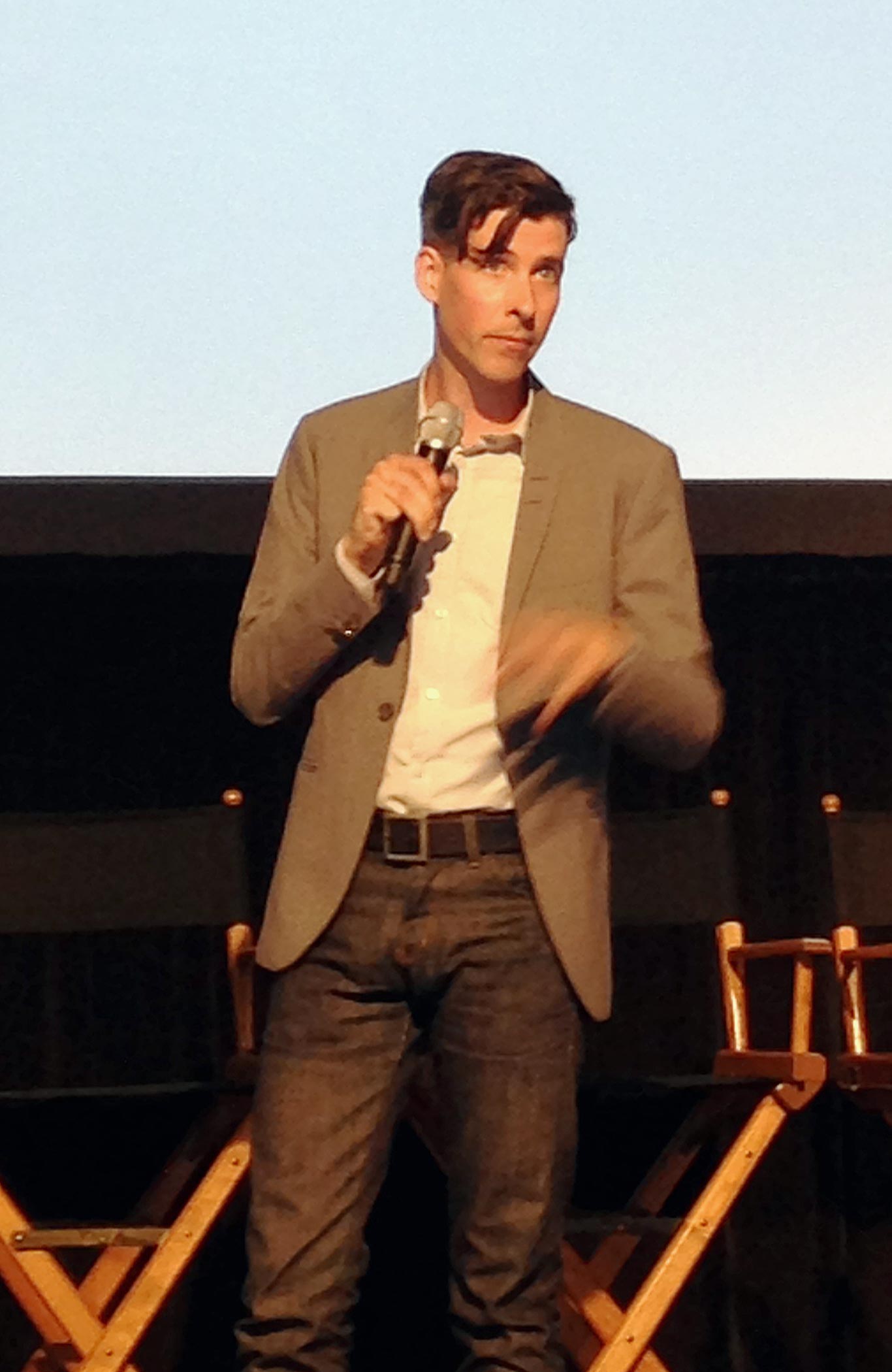 Law Scout co-founder Shane Murphy at the LegalX launch. (Photo: Gail J. Cohen)