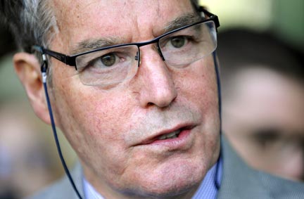 Lawyer Dennis Edney answers questions after his client Omar Khadr was released on bail. (Photo: Dan Riedlhuber/Reuters) Lawyer Dennis Edney answers questions after his client Omar Khadr was released on bail. (Photo: Dan Riedlhuber/Reuters)