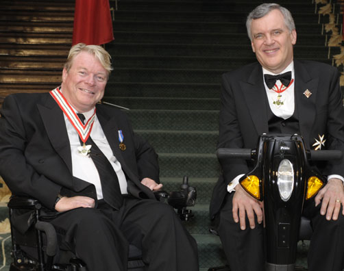 Dave Shannon and Lt.-Gov. David Onley Onley And Shannon