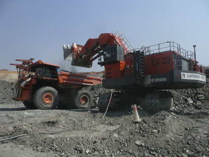 An Equinox copper mine in Lumwana, Zambia. Photo: Reuters equinox