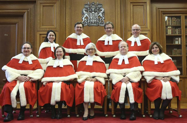 Judges of the Supreme Court of Canada
